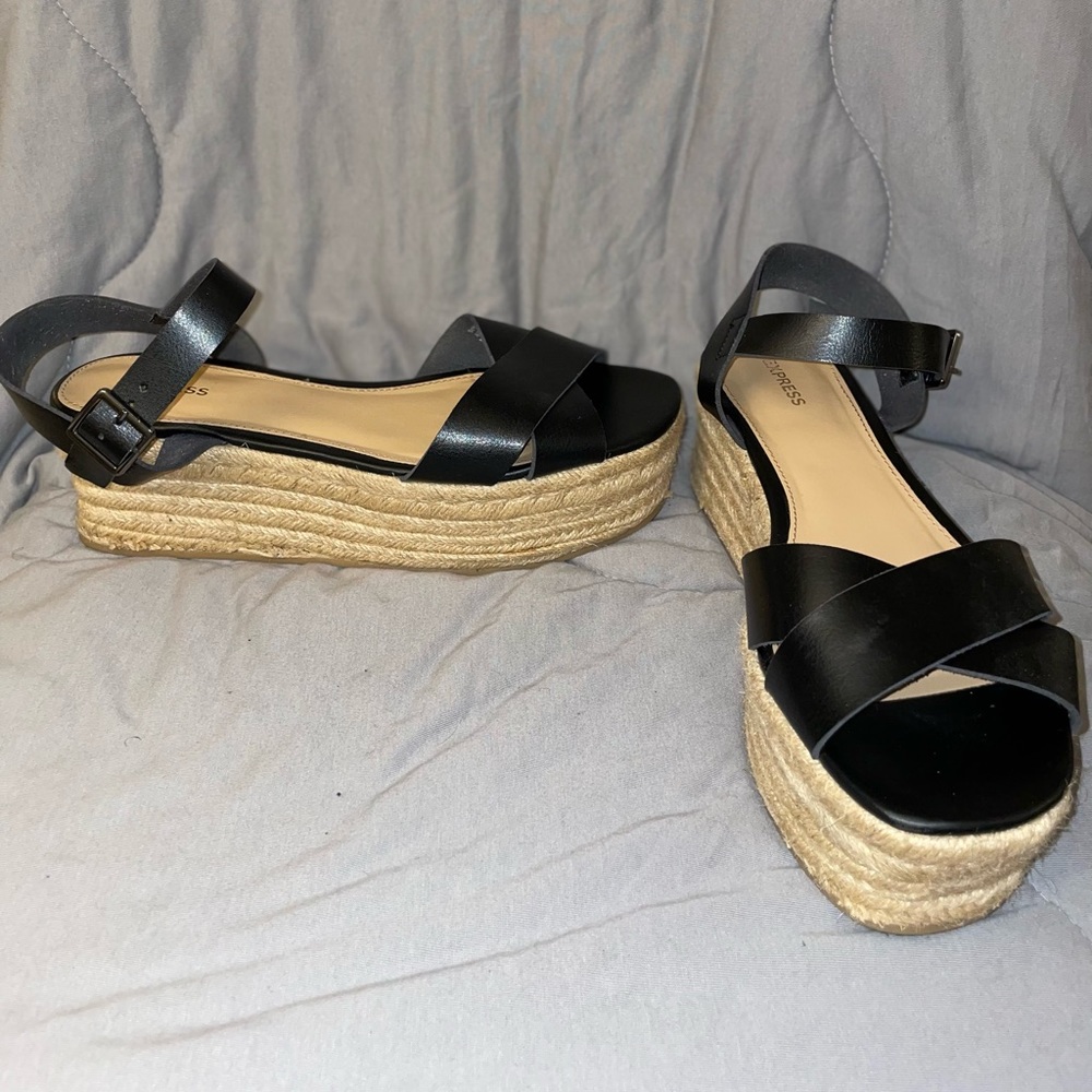 Downsizing Sale: Express Espadrille Platform Sandal Sz10